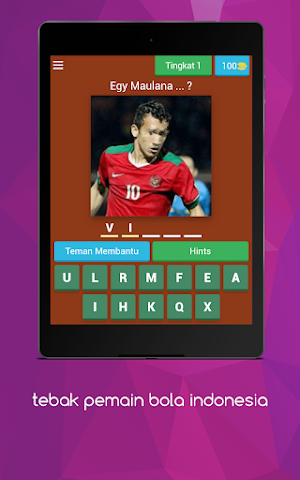 tebak pemain bola indonesia Screenshot 0