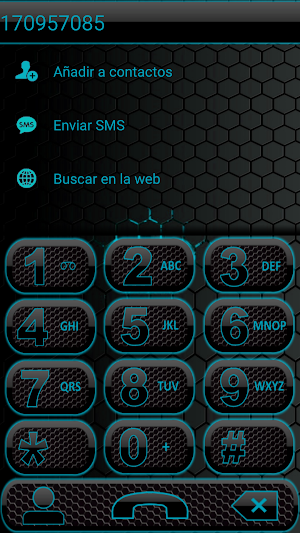 THEME DARK SPACE HOLO EXDIALER Screenshot 3