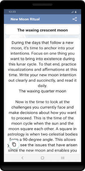 New Moon Ritual Screenshot 0