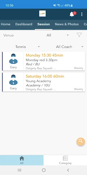 GW Tennis Screenshot 2