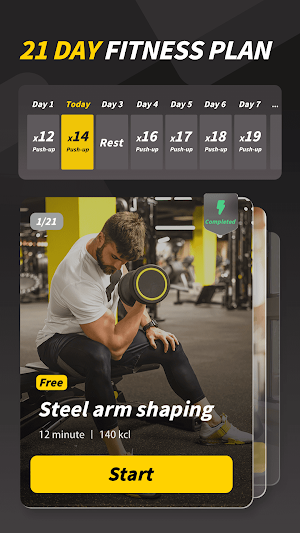 Muscle Monster Workout Planner Screenshot 1