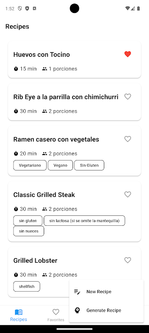 Smart Recipes Screenshot 2