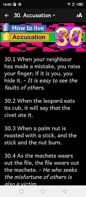 African Proverbs in English Screenshot 2