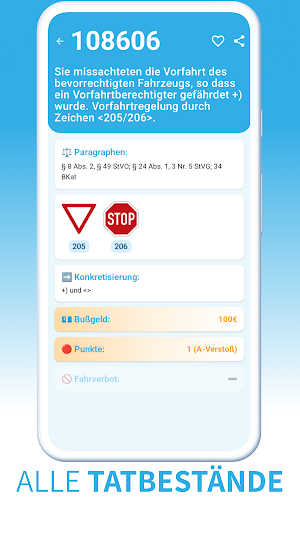 Tatbestandskatalog Screenshot 3
