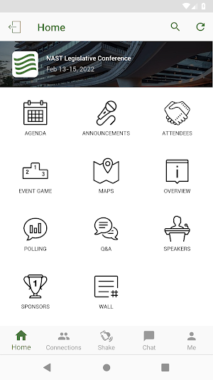NAST Events Screenshot 2