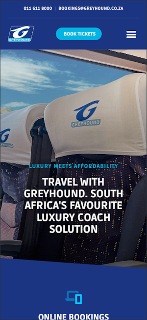 Greyhound South Africa Screenshot 0