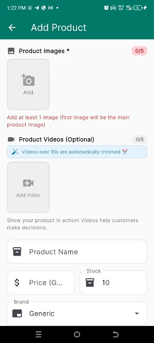 Esca Tech App Screenshot 2