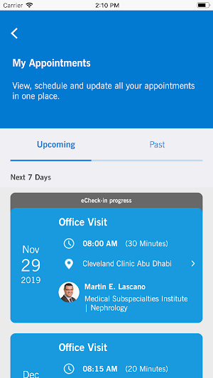 Cleveland Clinic Abu Dhabi Screenshot 2