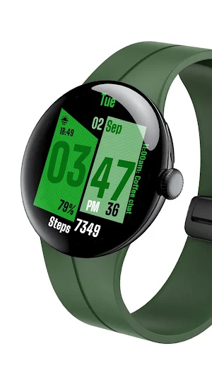 Pixeledge watch face Screenshot 1