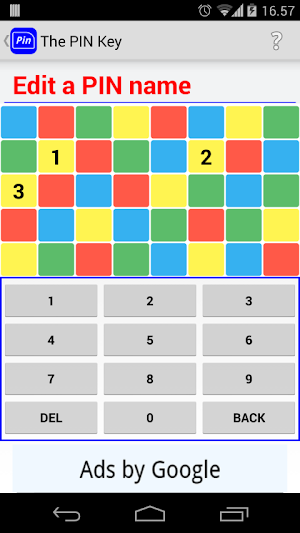 The PIN Key Screenshot 2
