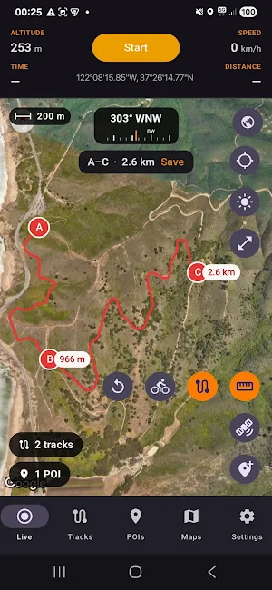 NomadTracks: GPS Map Tracker Screenshot 3