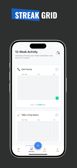 Daily goal tracker: HabitShift Screenshot 2