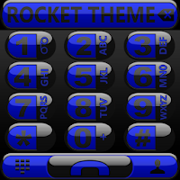 Theme Futura Blue Rocketdial