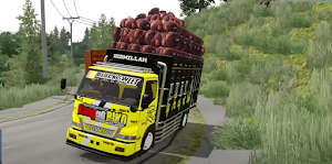 Mod Truck Sawit Muatan Tumpah Screenshot 1