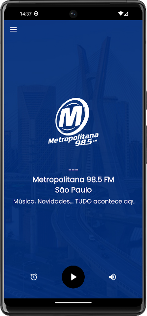 Rádio Metropolitana 98.5 FM SP Screenshot 0