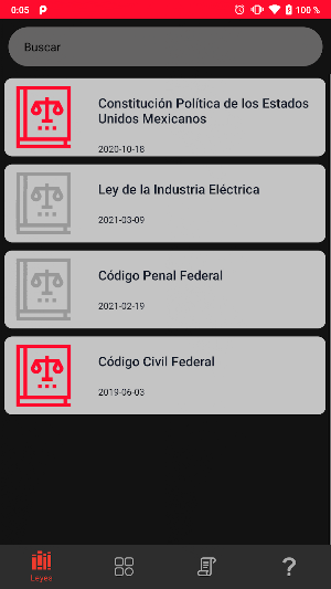 Mis Leyes Mexicanas Screenshot 0