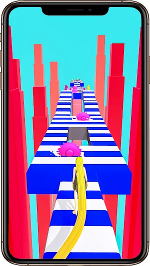 Hair Challenge 3D Run Screenshot 1