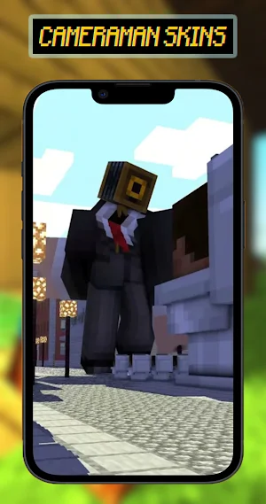 Cameraman Skin For Minecraft Screenshot 2