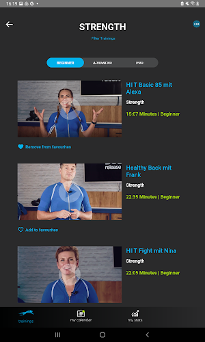 BodyClub Screenshot 1