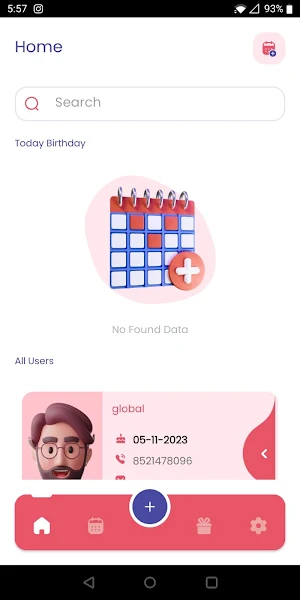 Birthday Reminder Screenshot 2