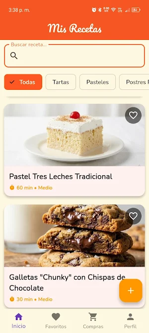 Recetas de Postres y Pasteles Screenshot 0