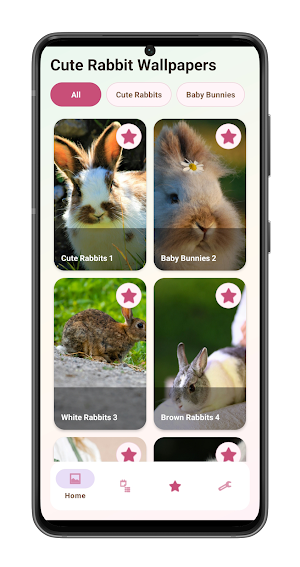 Cute Rabbit Wallpapers Screenshot 0