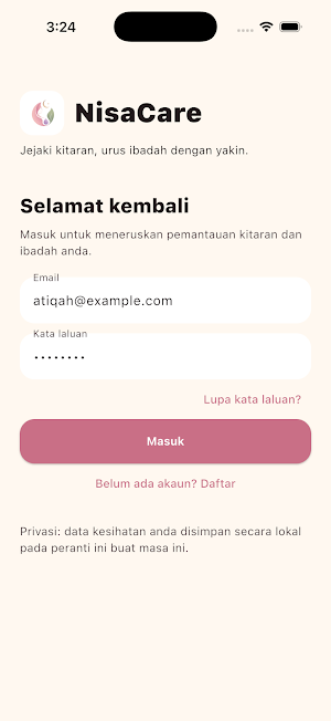 NisaCare Screenshot 1