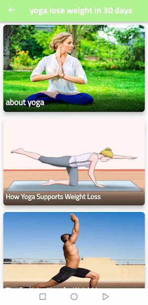 Yoga lose weight in 30 days Screenshot 2