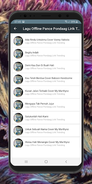 100+ Kumpulan Lagu Pance Pondaag Offline Lengkap Screenshot 2
