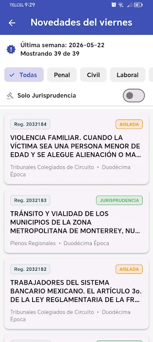 MexJuris Screenshot 2