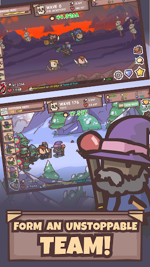 Idle Hero Defense - Fantasy Defense Screenshot 2