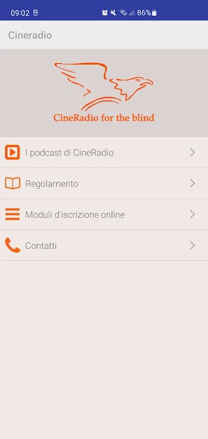 CineRadio for the blind Screenshot 1