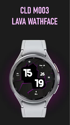 CLD M003 - Lava watchface Screenshot 1