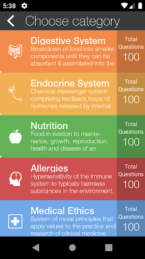 Gastroenterology Exam StudyToken Screenshot 2