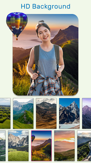 Hill Photo Background Editor Screenshot 2