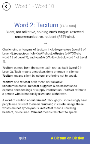Verbal Advantage - Level 3 Screenshot 2