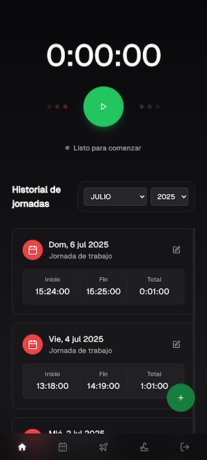 Gestión de vigilantes Screenshot 0