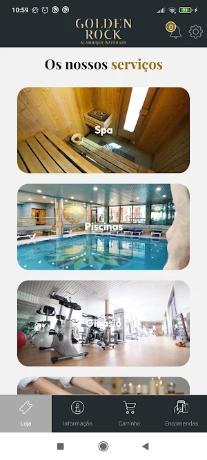 Golden Rock Alambique Spa Screenshot 2