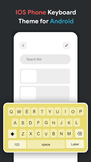 Keyboard for ios 16 for iphone Screenshot 0