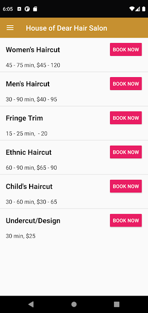 House of Dear Hair Salon Screenshot 2