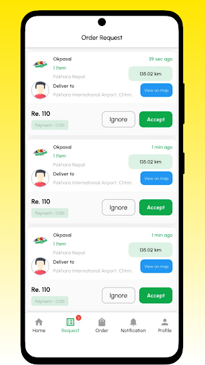 OkPasal Delivery Screenshot 1