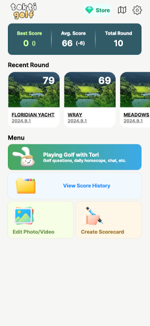 ToktiGolf - Golf Score, GolfAI Screenshot 0