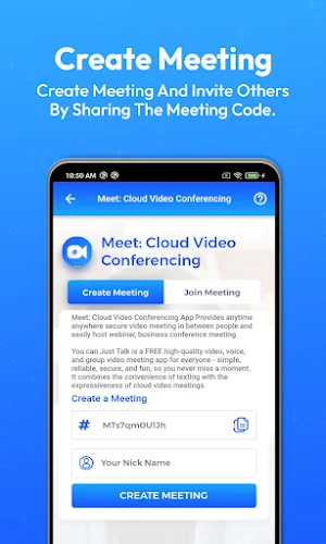 Meet: Cloud Video Conferencing Screenshot 2