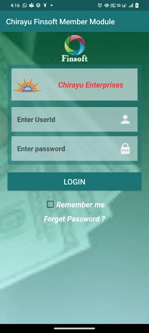 Chirayu Finsoft Member Module Screenshot 0
