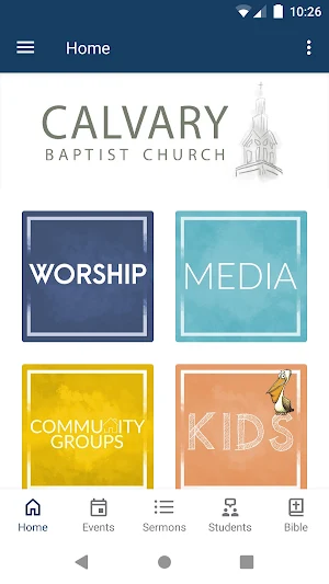 Calvary Baptist App Screenshot 0