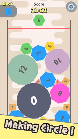 Circle Game-Shape Merge Game Screenshot 2