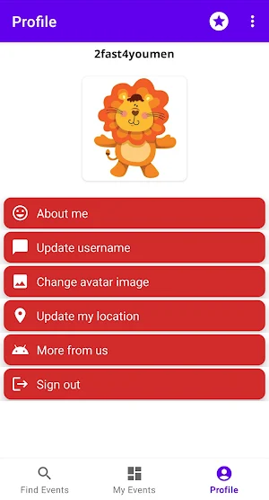 Create Events Meet new Friends Screenshot 2