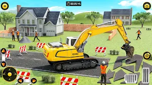 Modern Road Construction Games Screenshot 1