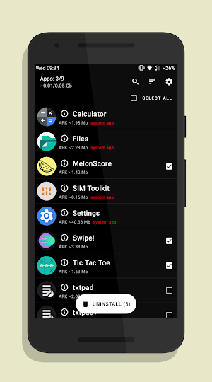 UnApp — Batch Uninstall Multiple Apps, Uninstaller Screenshot 2