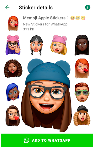 Emoji Stickers for WhatsApp Screenshot 1